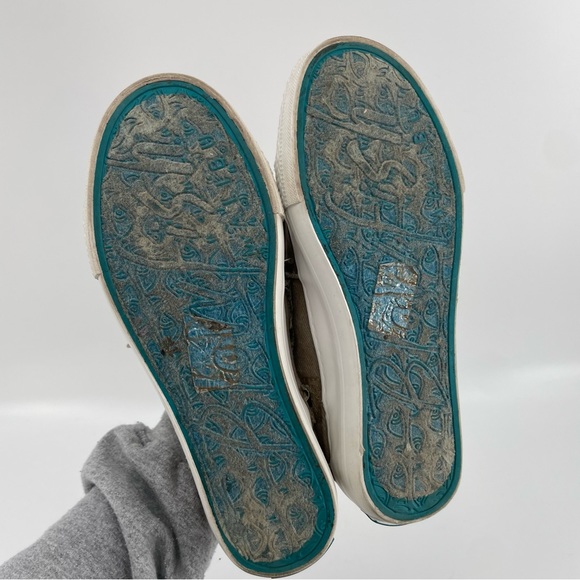 Blowfish Malibu Melondrop Lace-Up Sneaker Taupe Smoked Twill 6 - Picture 7 of 8